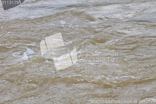 Image of flooding river after a storm 