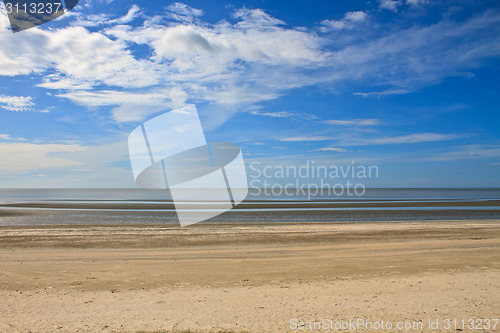 Image of  beach and tropical sea in summer