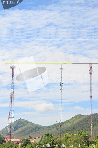 Image of Difference of Telecommunication tower 