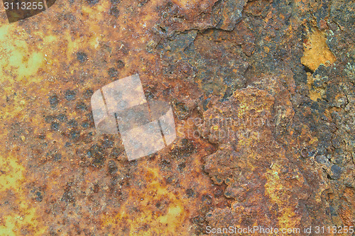 Image of rust on metal surface