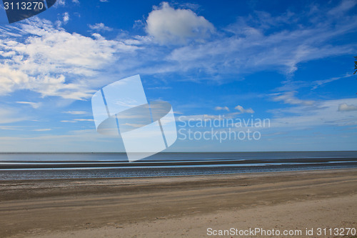 Image of  beach and tropical sea in summer