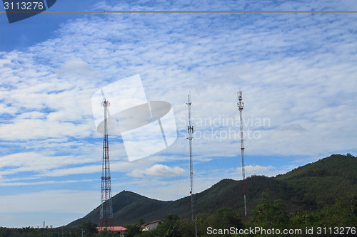 Image of Difference of Telecommunication tower 