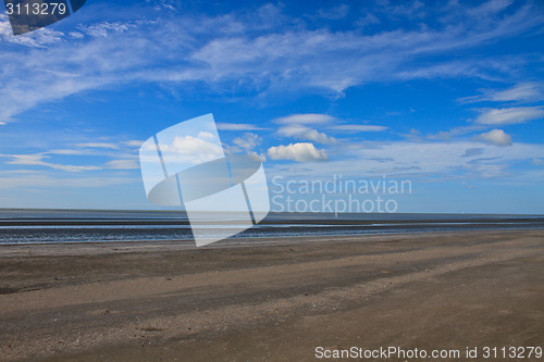 Image of  beach and tropical sea in summer