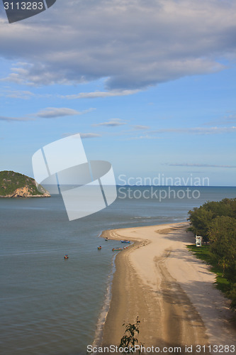 Image of Beautiful tropical island, beach landscape