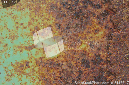 Image of rust on metal surface