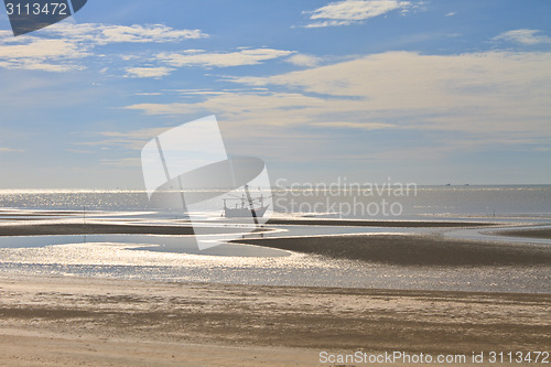 Image of Fishing boat on the beach