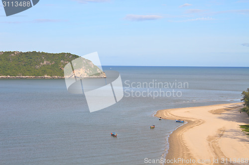 Image of Beautiful tropical island, beach landscape