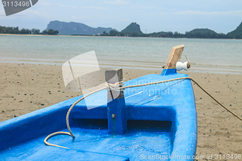 Image of Fishing boat on the beach 
