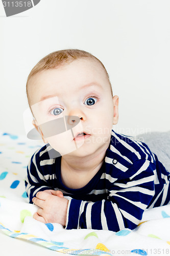 Image of Adorable baby. studio photo