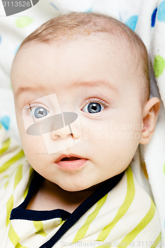 Image of Adorable baby. studio photo