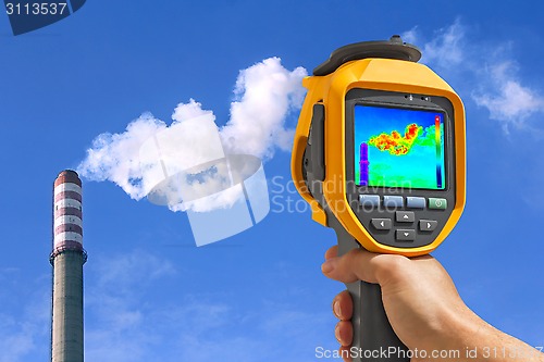 Image of Recording heating chimney