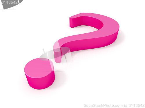 Image of pink questionmark