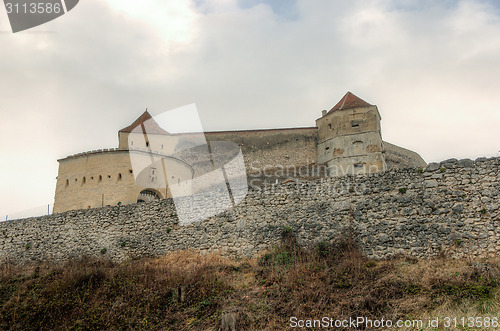Image of Rasnov Castle in Romania