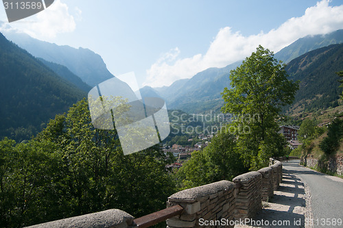 Image of Hiking in natural park in Italy