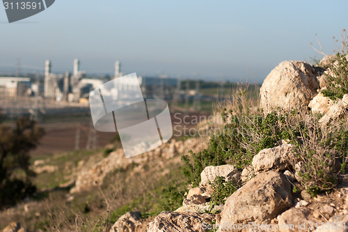 Image of Nature and power plant