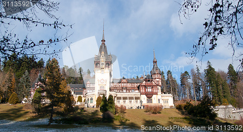 Image of Peles castle in Romania