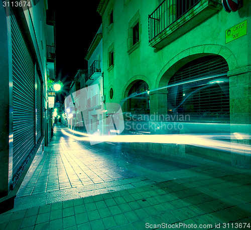 Image of Tossa de Mar, Catalonia, Spain, 06.18.2013, Carrer Nou street