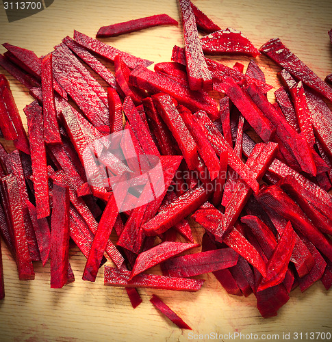 Image of sliced beets