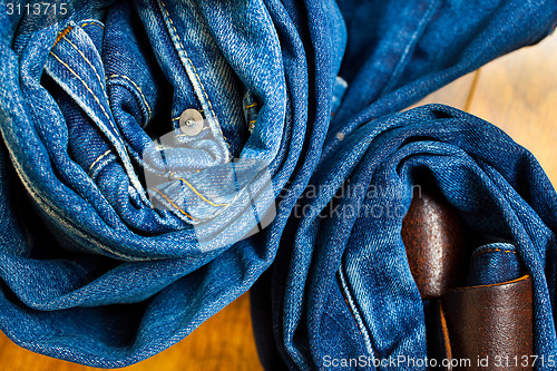 Image of rolled up jeans