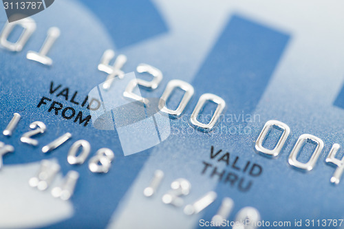 Image of close up stacking credit cards