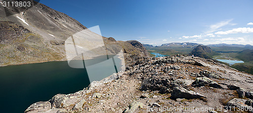 Image of Besseggen Ridge in Jotunheimen National Park, Norway