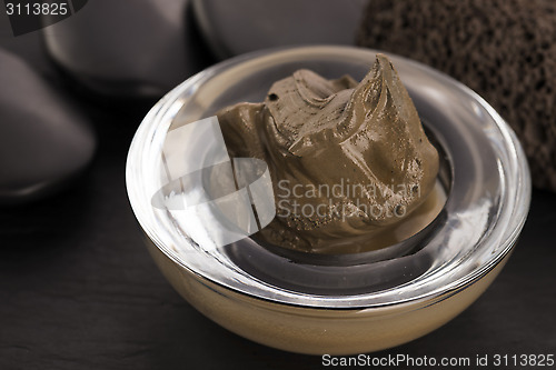 Image of Dead Sea mud in a bowl