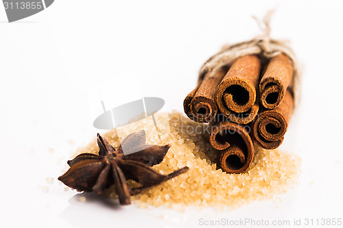 Image of Cinnamon sticks with pure cane brown sugar