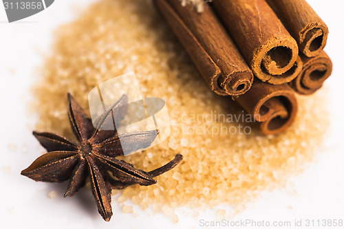 Image of Cinnamon sticks with pure cane brown sugar