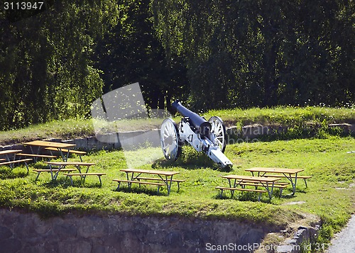 Image of Cannon at Fredriksten Fort