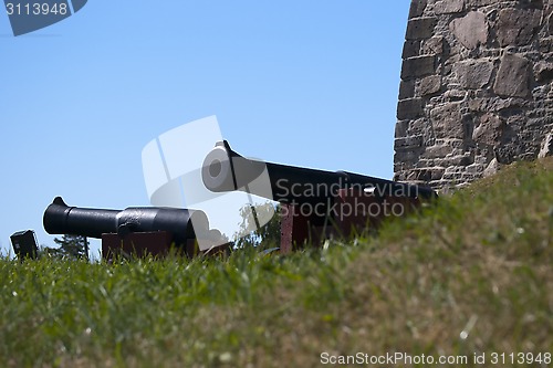 Image of Cannons at Fredriksten Fort