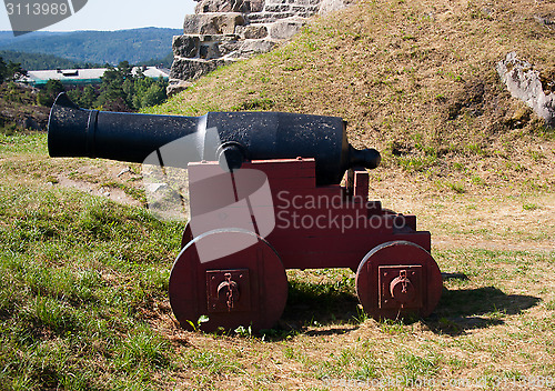 Image of Cannon at Fredriksten Fort, Norway