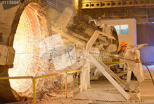 Image of steel worker