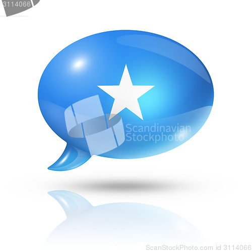 Image of Somalian flag speech bubble