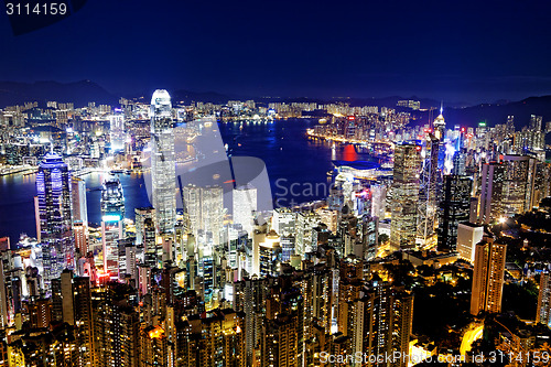 Image of hong kong night