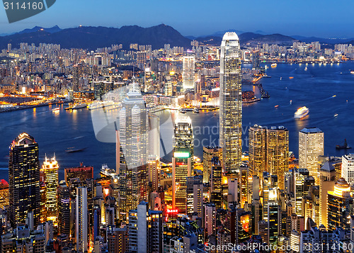 Image of hong kong night