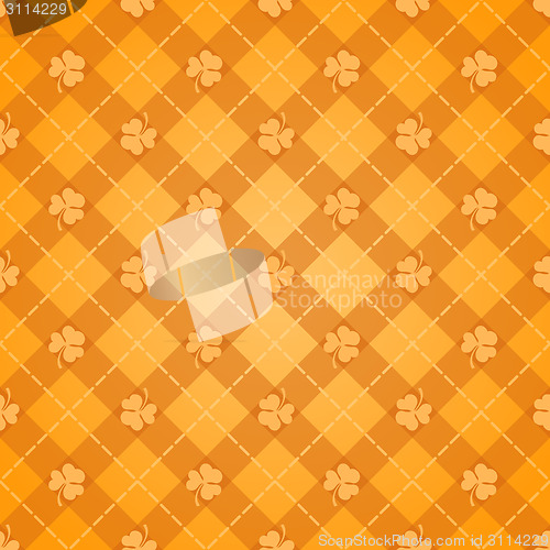 Image of St.Patrick's Day's orange pattern