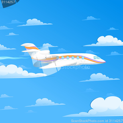 Image of Flying plane
