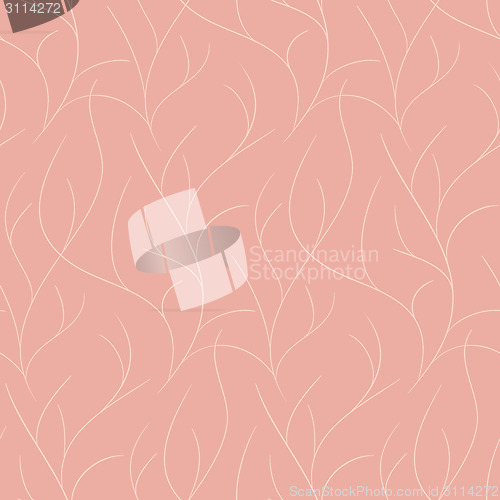 Image of Stripes on pink background seamless pattern