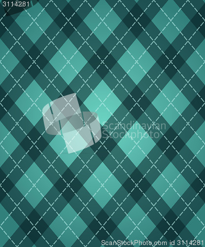 Image of St.Patrick's Day's rhombic pattern