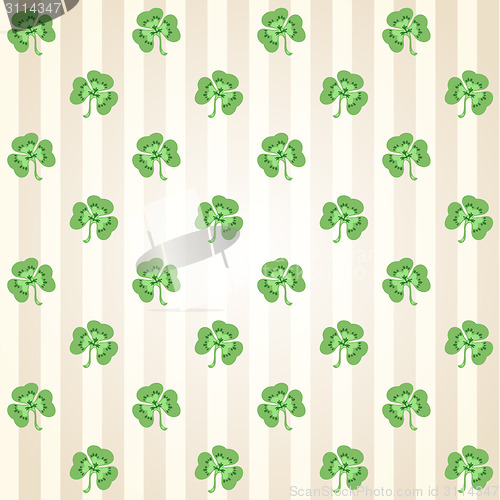 Image of St.Patrick's Day's clovers pattern