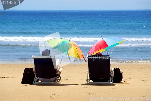 Image of Couple beach