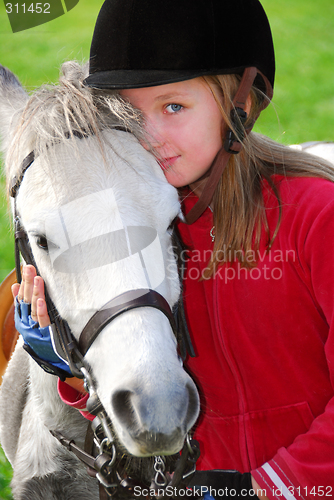 Image of Girl and pony