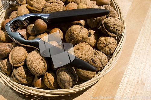 Image of A basket of nuts