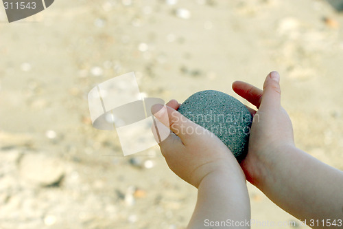 Image of Stone in hand