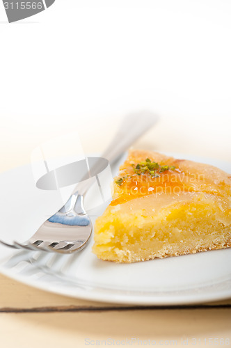 Image of fresh pears pie dessert cake 