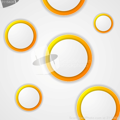 Image of Abstract modern circles background