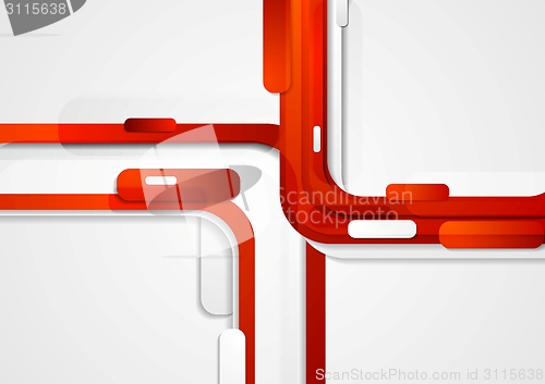 Image of Red motion stripes abstract background