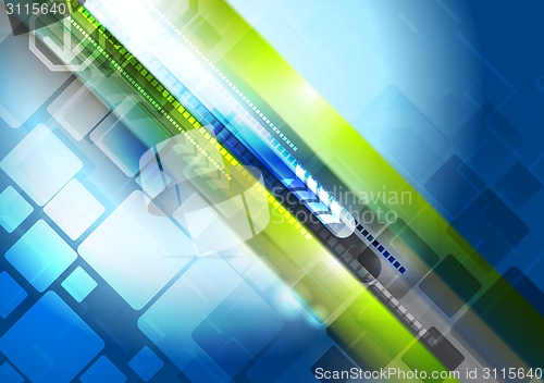Image of Abstract shine hi-tech background