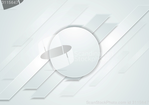 Image of Grey hi-tech abstract background with circle