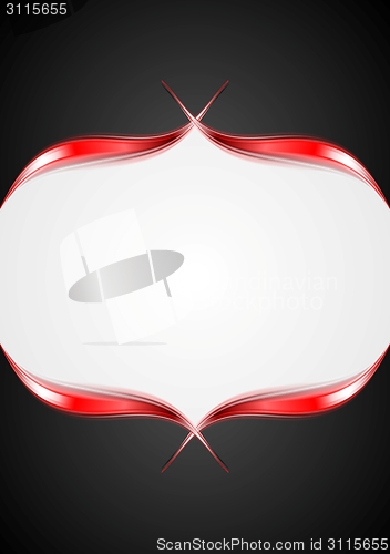 Image of Abstract vector background with glowing decoration